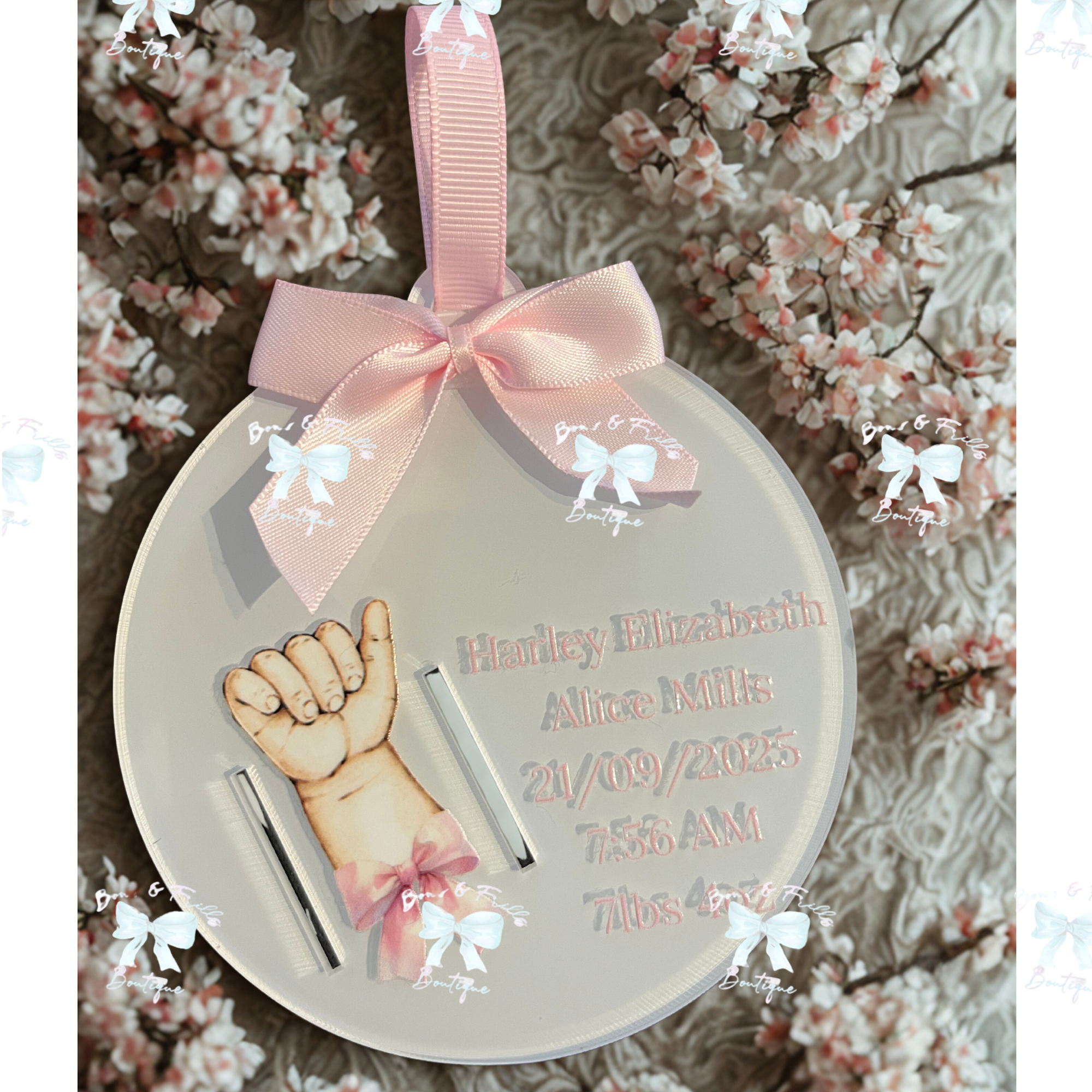 Personalised Hospital Band Holder