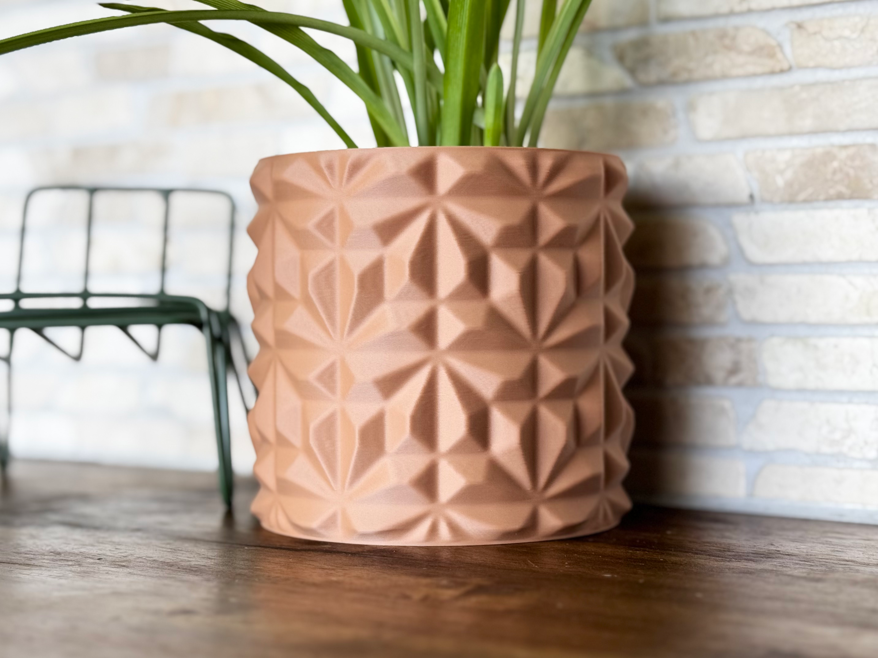 Ridge - Oblique Forms Collection -  Кашпа Ø10