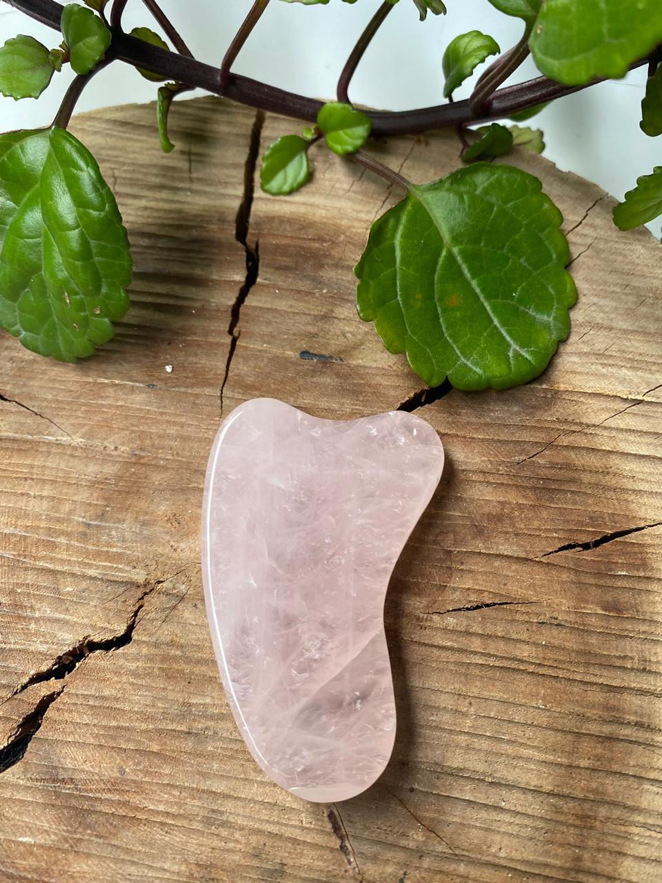 Miniatura: Guasha em pedra natural massageador para o rosto