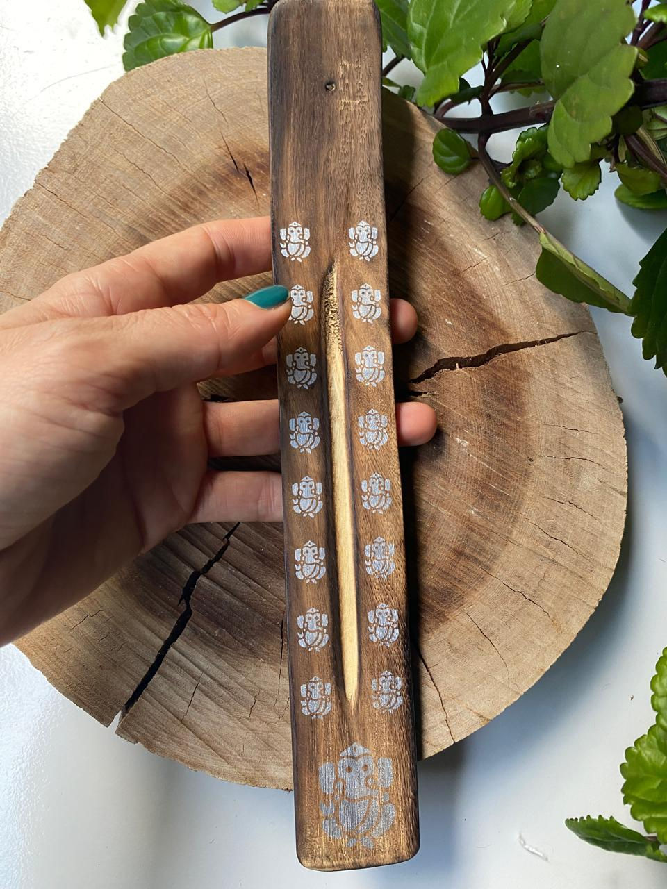 Miniatura: Incensario de Madeira simples