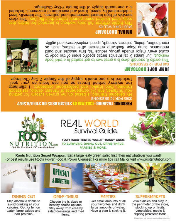 Thumbnail: Folded Business Cards / All-in-One Business Card x Flyer Design Deposit