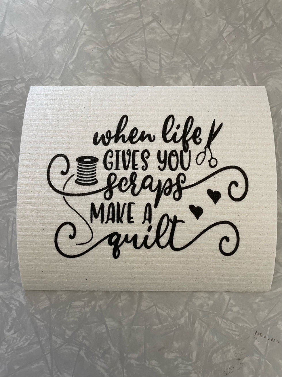 Thumbnail: QUILTING SWEDISH DISHCLOTHS