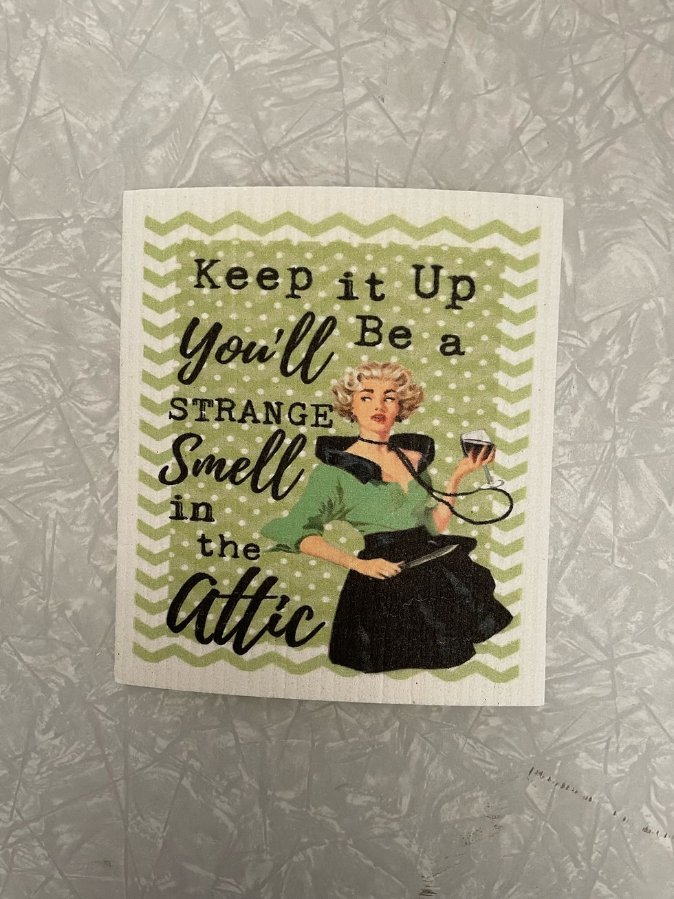 Thumbnail: FUNNY SWEDISH DISHCLOTH