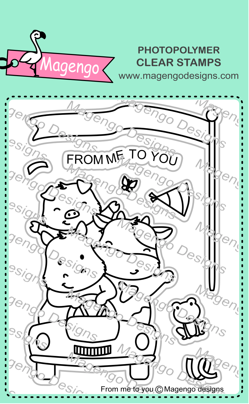From me to you stamps set
