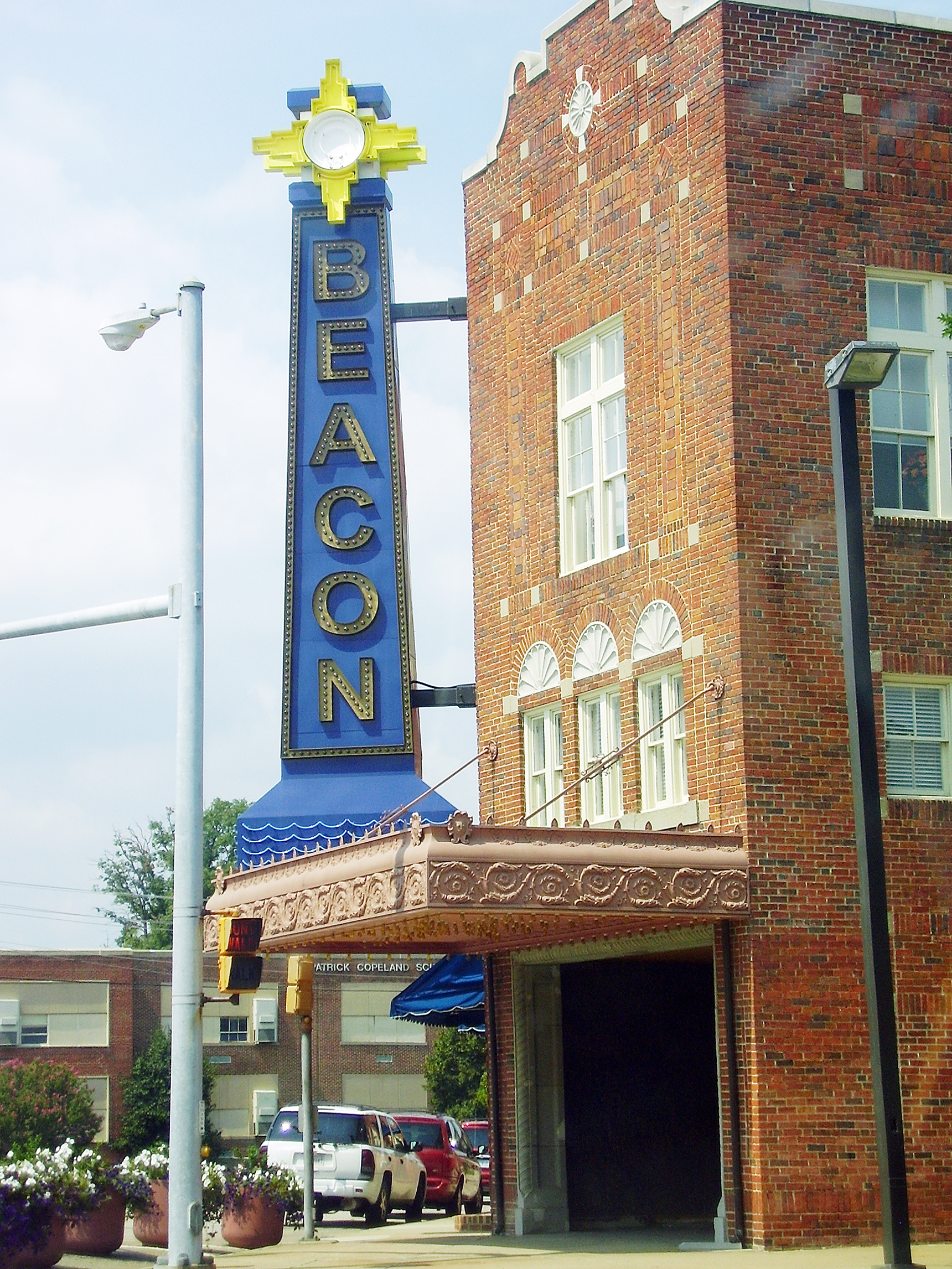 Historic Beacon Theatre in downtown Hopewell, Virginia
