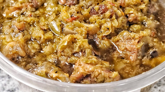 Ayamase (Green Ofada Stew)