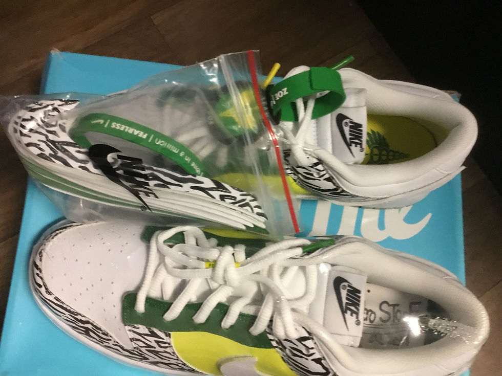 Thumbnail: Nike Dunk Low “Doernbecher” sz 10 New 