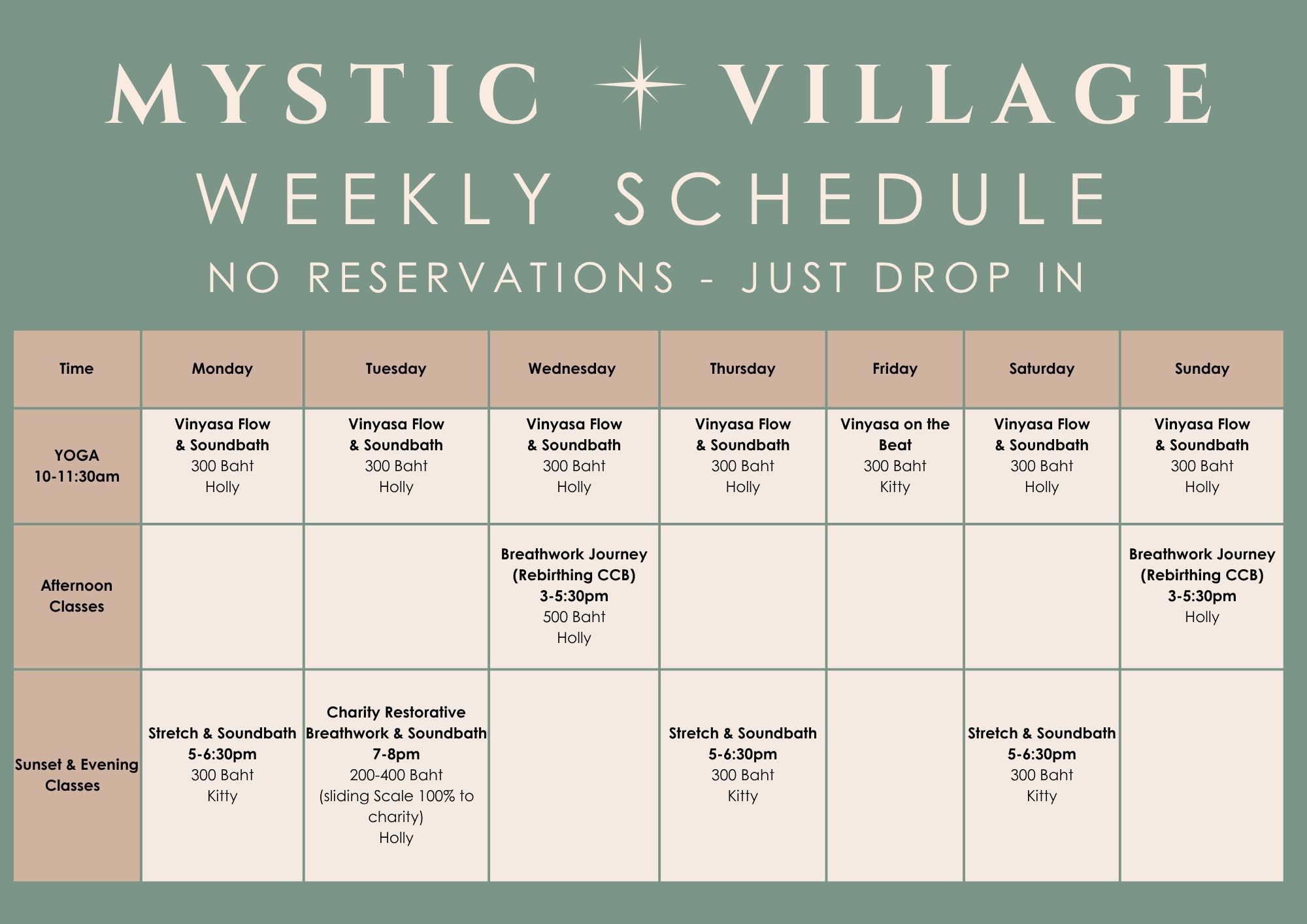 Vinyasa Flow & Soundbath (Tuesday)