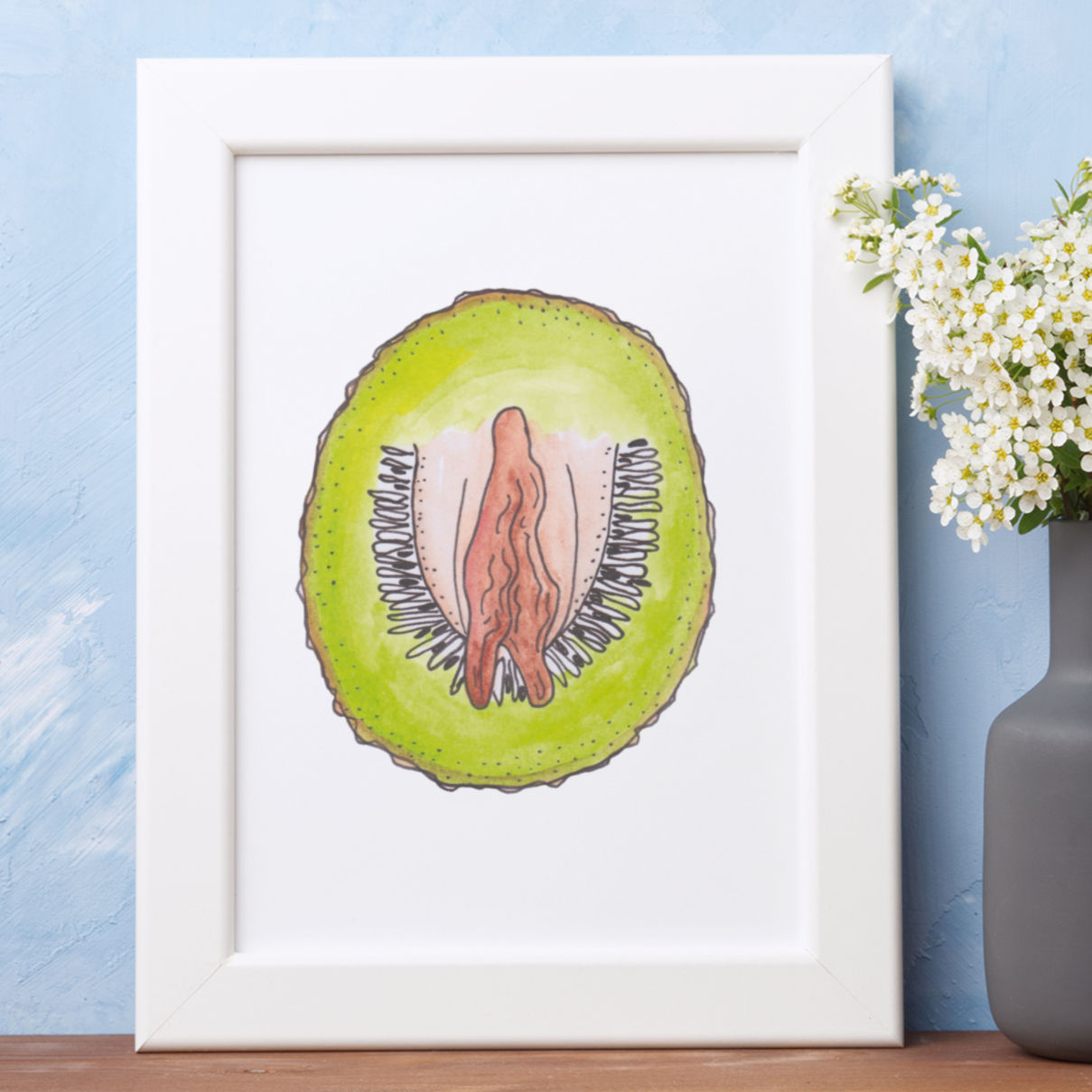 Vulva Karte Kiwi