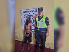 Aprehenden a presunto autor de incendio: Agentes policiales lo arrestaron a metros del lugar