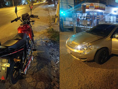 Accidente de tránsito e incautación de motocicleta: Por supuesto hecho de exposición al peligro