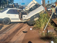 ENCARNACIÓN: Grave accidente de tránsito en el barrio Santa María, sobre la Ruta PY06.