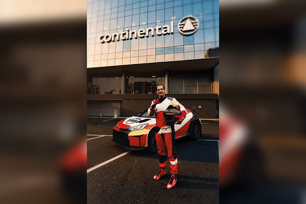 Gustavo Saba llega a fondo al banco número uno: Continental renueva por un año más su alianza con el piloto paraguayo, quien representará al país en el Mundial de Rally