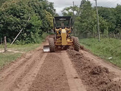 Arreglos viales y trabajos de asfalto: Siguen avanzando con las obras en el Guairá