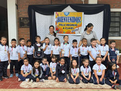 Alumnos iniciaron el año lectivo: Reciben desayuno, almuerzo y merienda