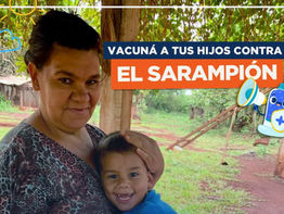 Refuerzan vacunación contra sarampión: Campaña beneficiará a 500 mil niños en el país y 14 mil en Guairá