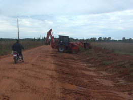 Empedrarán camino hacia futuro aeródromo: También asfaltarán frente a escuela San Miguel de Este