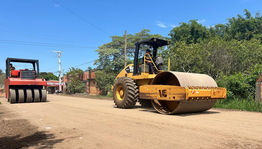 MOPC realiza mantenimiento de 115 km de caminos vecinales en San Pedro