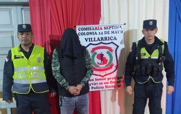 Militar retirado aprehendido por disparo de arma de fuego: Un joven de 20 años resultó herido en Colonia 14 de Mayo