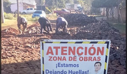 Avanzan obras de empedrado: Trabajos viales continúan en la fracción Ybyrarovi