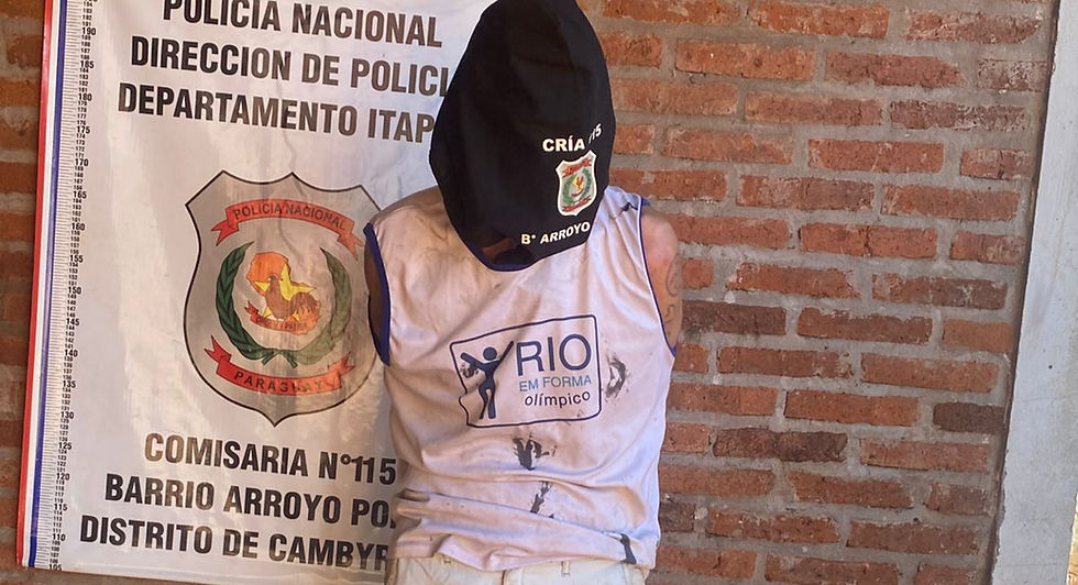 ITAPÚA: Detienen a un hombre con antecedentes penales tras intentar apuñalar a un mecánico en Arroyo Porã.