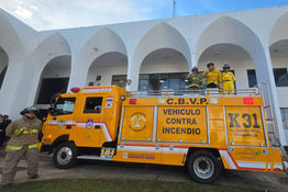 Presentan nueva autobomba K31: Refuerzan respuesta ante emergencias