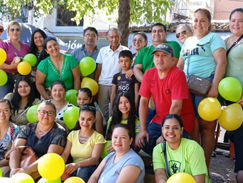 El Batallón de Amor suma más alegría, otra vez se hizo sentir en Caacupé