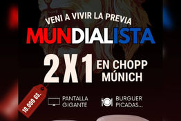 La pasión mundialista en Villarrica Palace Hotel: Promoción de 2x1 en Chopp Múnich por G. 10.000