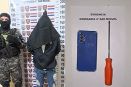 Habría amenazado a vecinos con destornillador: Luego fue aprehendido por agentes del Grupo Lince