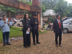 Gobernación refaccionará ycuá Pytá: Realizaron visita técnica al estadio emblemático