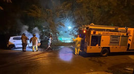 ENCARNACIÓN: Incendio vehicular en plena vía pública.