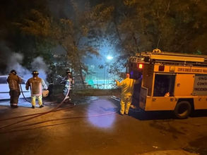 ENCARNACIÓN: Incendio vehicular en plena vía pública.