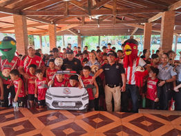 Policía impulsa proyecto “Futuros Hinchas Seguros”: Promueven convivencia y respeto en niños de Guairá