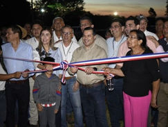 ANDE inauguró obras de trifasicación en Yaguarón, en beneficio de más de 100 familias