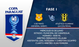 3 de Mayo de Garay VS. Atlético Guaraní de la Colmena: Debut del campeón guaireño en Carapeguá desde las 18:00