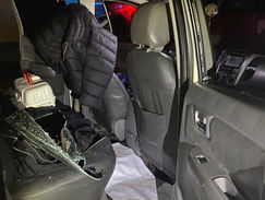 Tortoleada en Coronel Martínez: Rompieron ventanilla de camioneta y llevaron dinero en efectivo