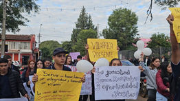Postulantes policiales protestan en Villarrica: Rechazan cancelación del cursillo 2027