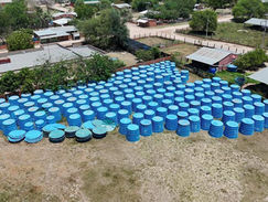 Comunidades del Alto Paraguay recibieron más de 300 tanques para recolección de agua