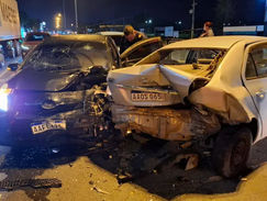 Un militar queda herido tras protagonizar triple choque en Mariano Roque Alonso