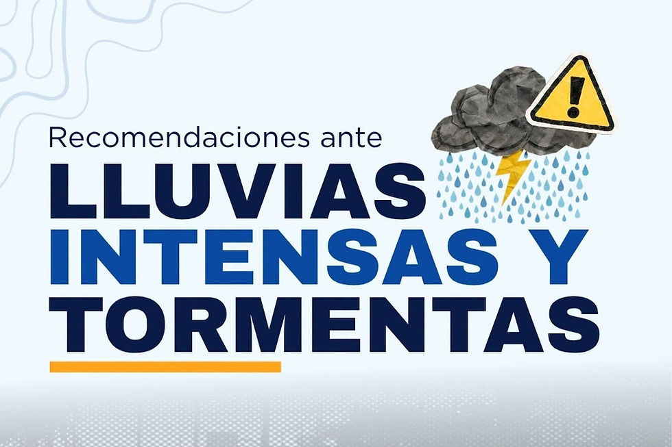 Cuidados preventivos ante alerta de tormentas: Extremar cuidados ante cualquier eventualidad