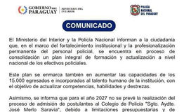 No habrá postulación en el 2027: Indignación tras comunicado de ISEPOL