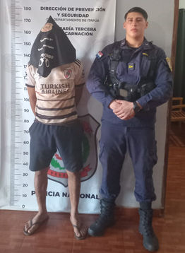 ENCARNACIÓN: Detienen a sospechoso con antecedentes tras hurto en hotel de Encarnación