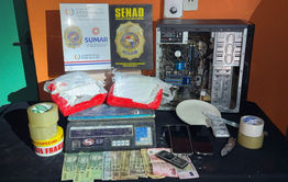 Incautan 2 kilos de cocaína en Santa Librada: Dos hombres detenidos durante allanamiento