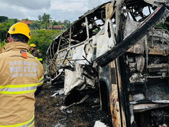 Asciende a 41 la cifra de muertos en grave accidente automovilístico en Brasil