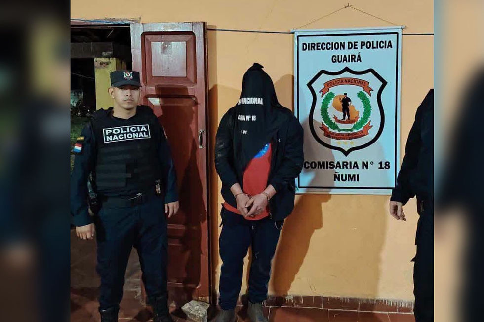 Chocó durante una persecución y fue arrestado: El conductor se negó a la prueba del alcotest