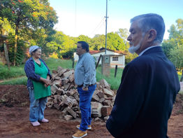 45 años después avanzan obras en el Boulevard Río Apa: El gobernador Cesarito Sosa verificó obras del gobierno departamental