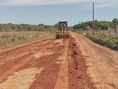 Avanzan mejoras en obras viales del Guairá: Maquinarias trabajan en diversos distritos