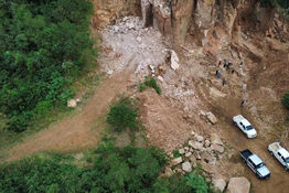 Intervienen cantera ilegal en el cerro Ybytyruzú: Fiscalía y geólogo constataron riesgo y daño ambiental