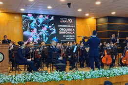 Orquesta Sinfónica de la Policía Nacional: Conformada por más de 180 músicos profesionales
