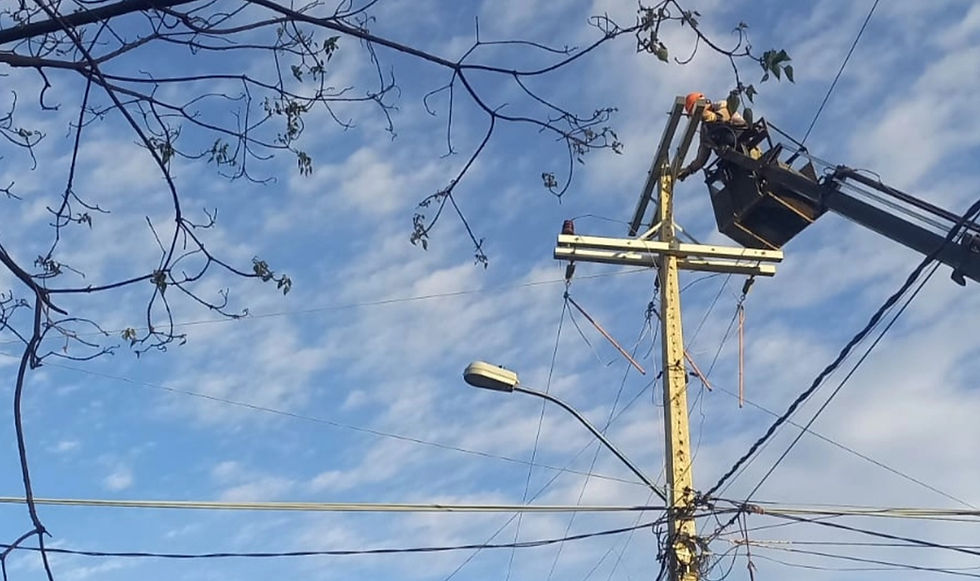 ITAPÚA: Temporal causó importantes daños en las redes eléctricas de Itapúa.
